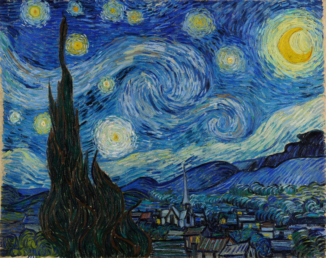 Die Sternennacht von Vincent van Gogh, 1889