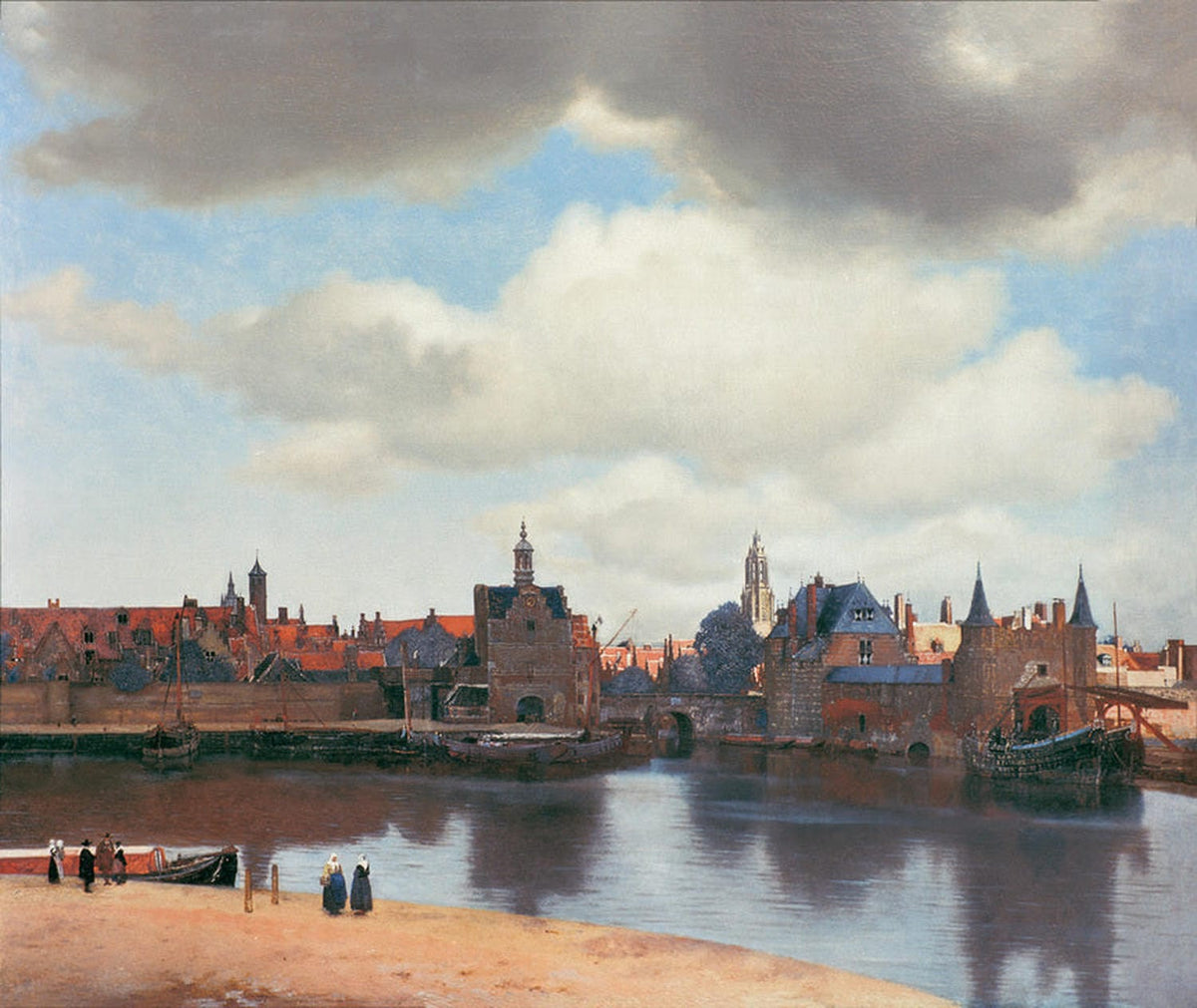 Entdecken Sie die stille Schönheit von „Ansicht von Delft“ von Johannes Vermeer. Hochwertige Kunstdrucke in brillanten Farben für Ihr Zuhause. Jetzt online bestellen!