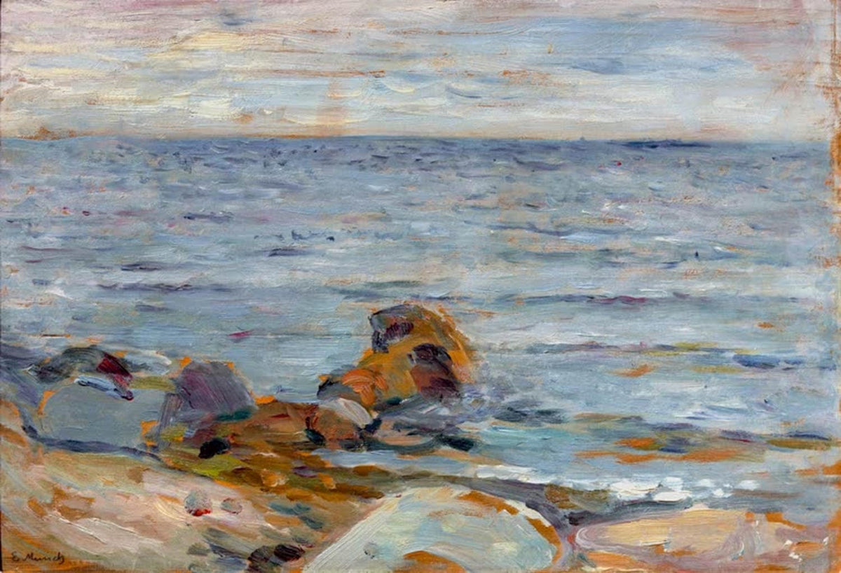 Kunstdruck Åsgårdstrand von Edvard Munch