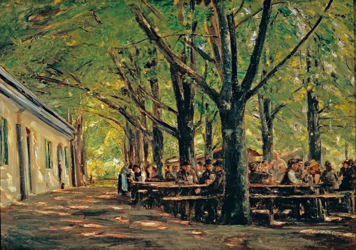 Biergarten in Brannenburg | Max Liebermann