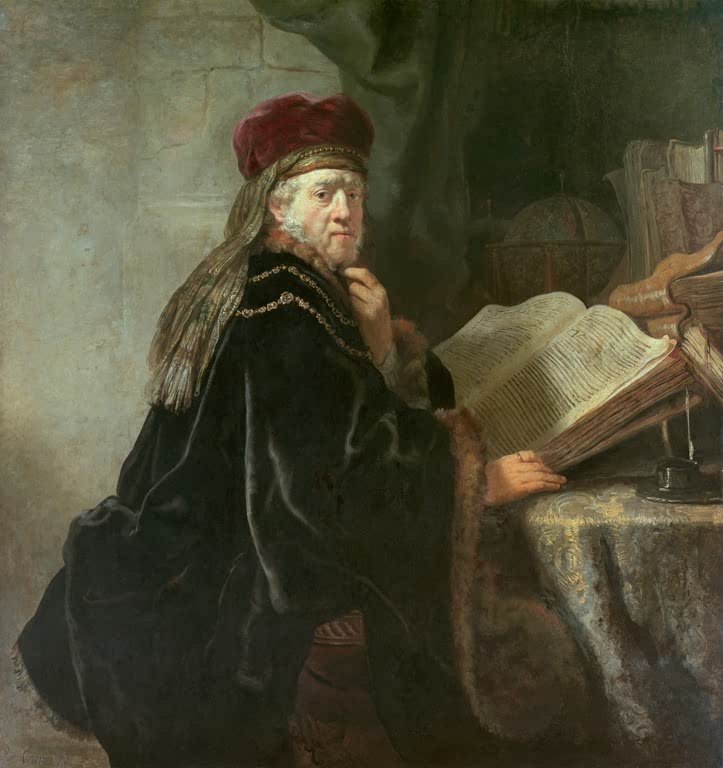 Ein Gelehrter im Studierzimmer | Rembrandt van Rijn