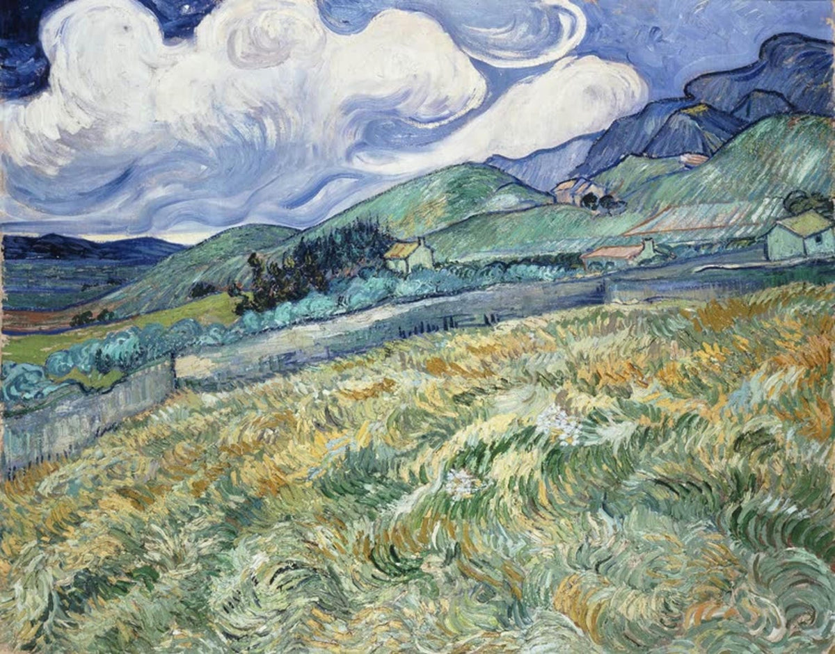 Berglandschaft hinter dem Hospital Saint-Paul | Vincent van Gogh