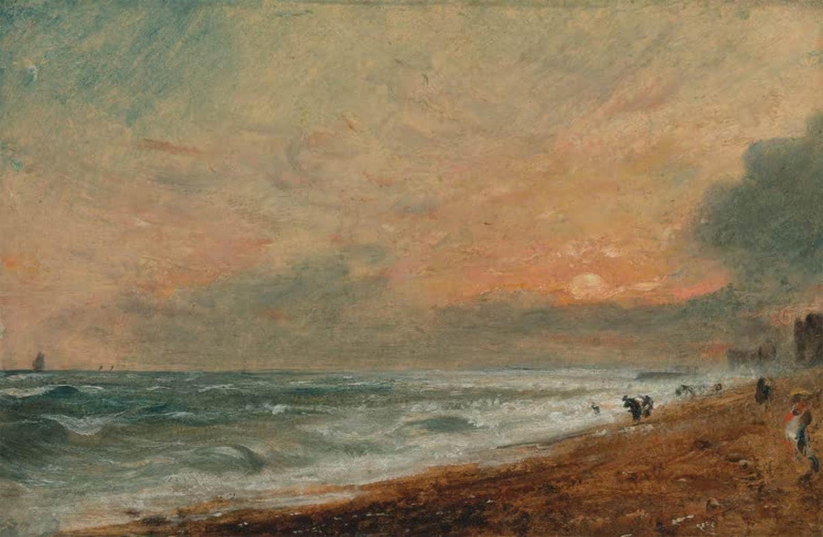 Strand von Hove Kunstdruck John Constable Küstenlandschaft