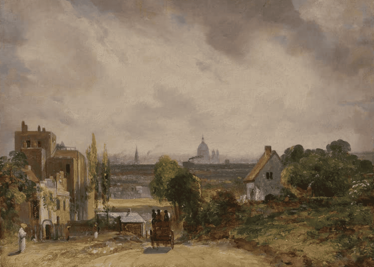 Sir Richard Steeles Cottage Hampstead Kunstdruck John Constable