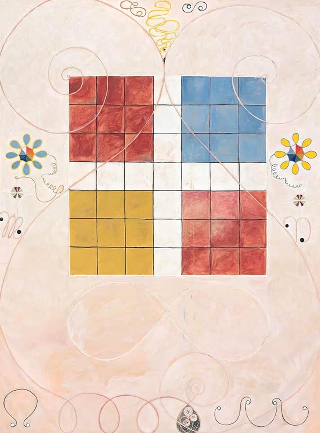 Gruppe IV Nr. 10 Das Alter von Hilma af Klint als Kunstdruck
