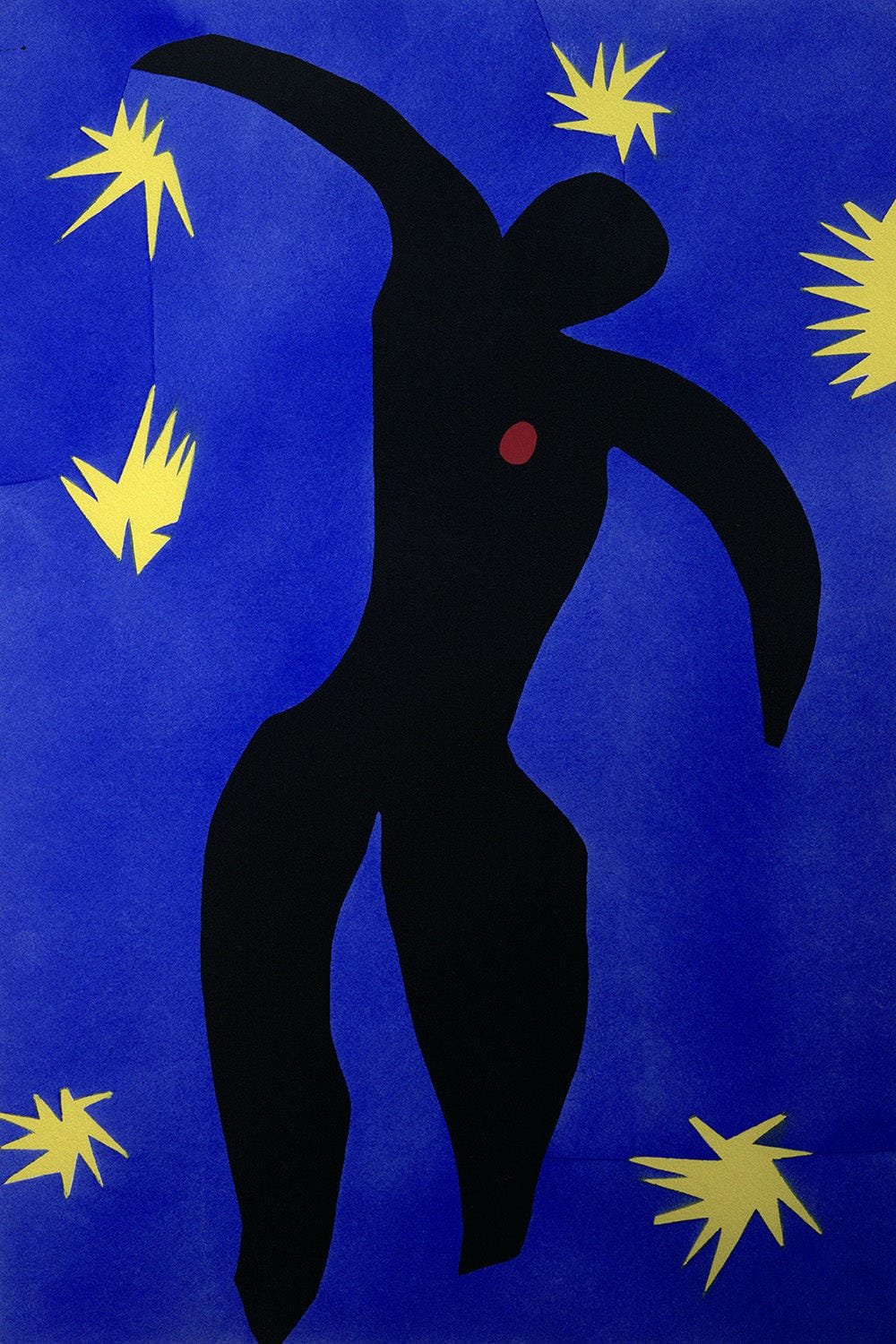Henri Matisse’ "Ikarus (Ausschnitt)“ als hochwertiger Kunstdruck – ein kraftvolles Spätwerk über Mythos, Bewegung und Freiheit aus der Cut-Out-Serie Jazz. Jetzt entdecken!