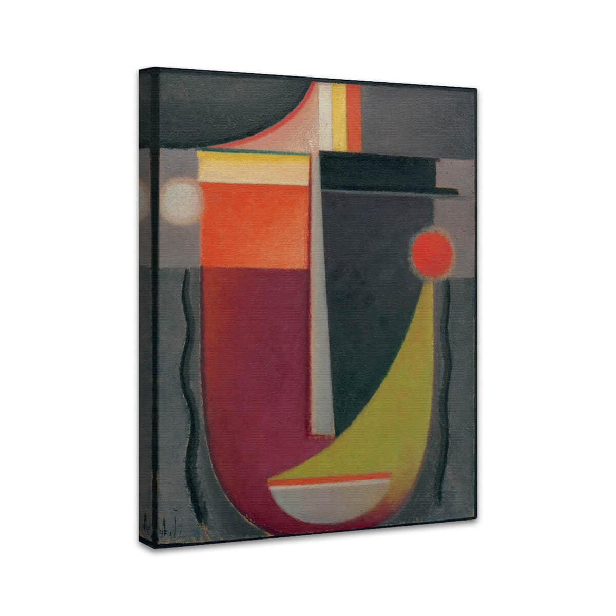 Abstrakter Kopf: Erloschene Glut | Alexej von Jawlensky
