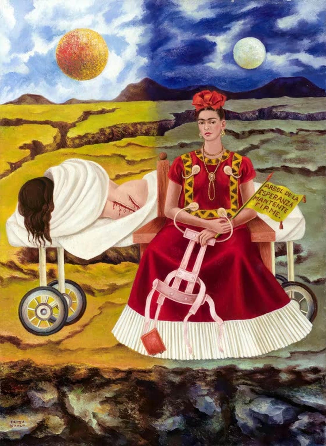 Baum der Hoffnung von Frida Kahlo als Kunstdruck