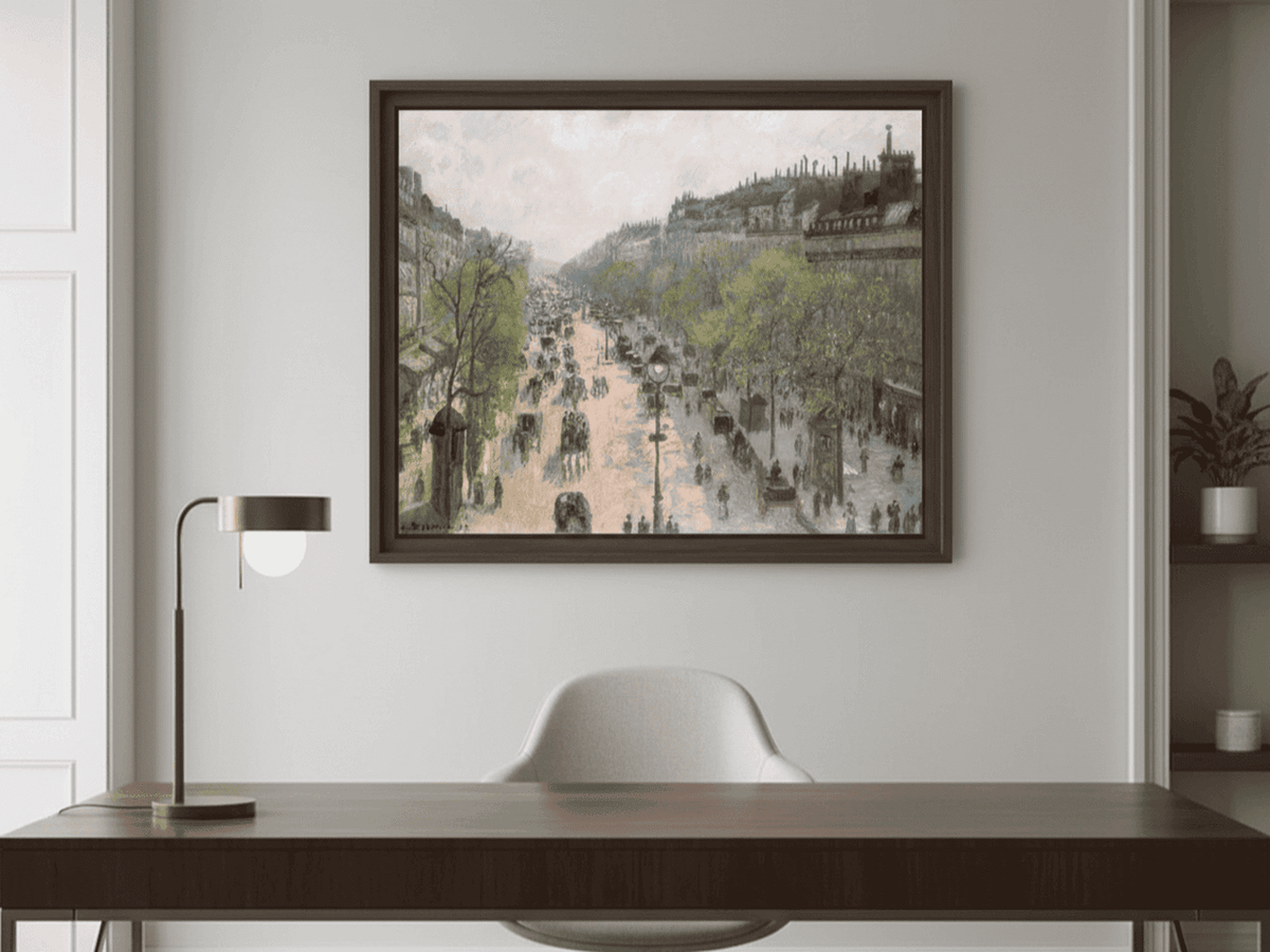 Boulevard Montmartre Frühling | Camille Pissarro