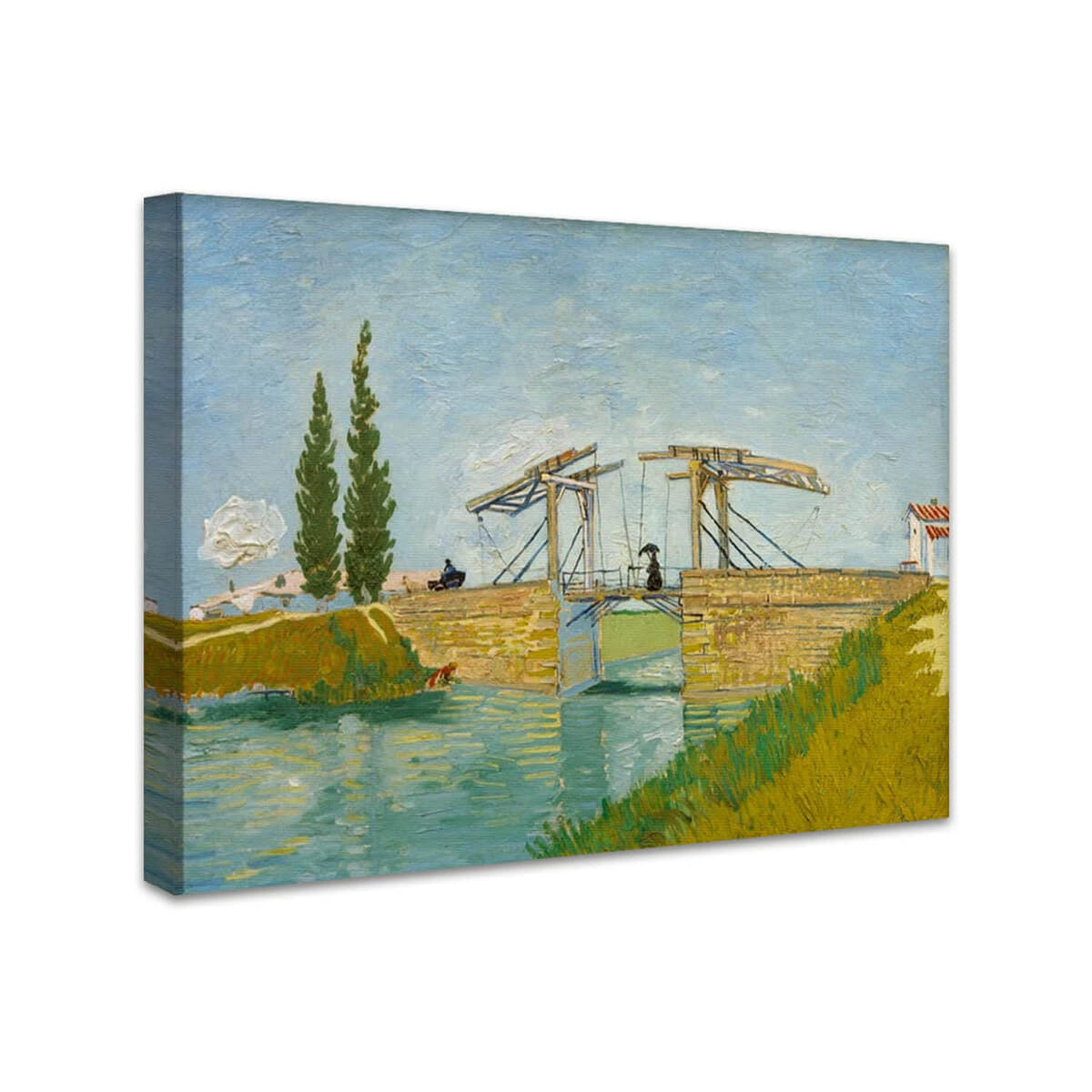 Brücke Langlois mit Dame | Vincent van Gogh