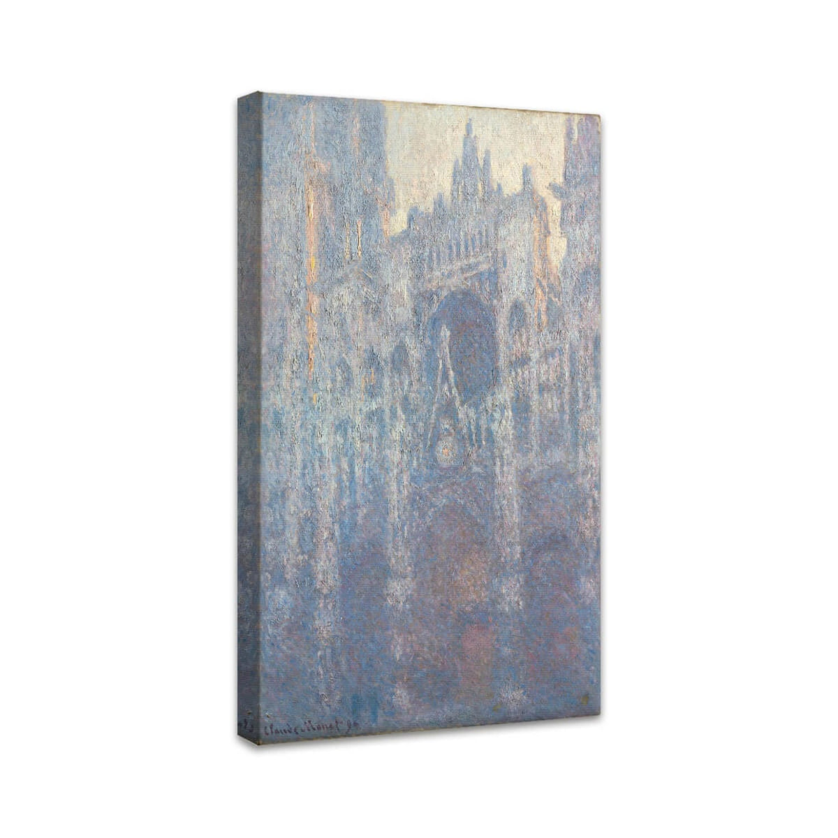 Das Portal der Kathedrale von Rouen im Morgenlicht | Claude Monet