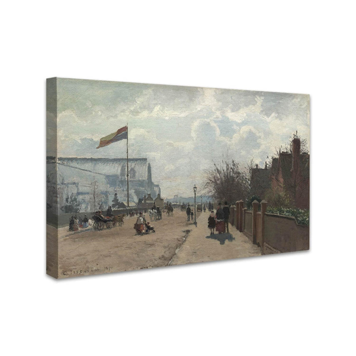 Der Kristallpalast | Camille Pissarro