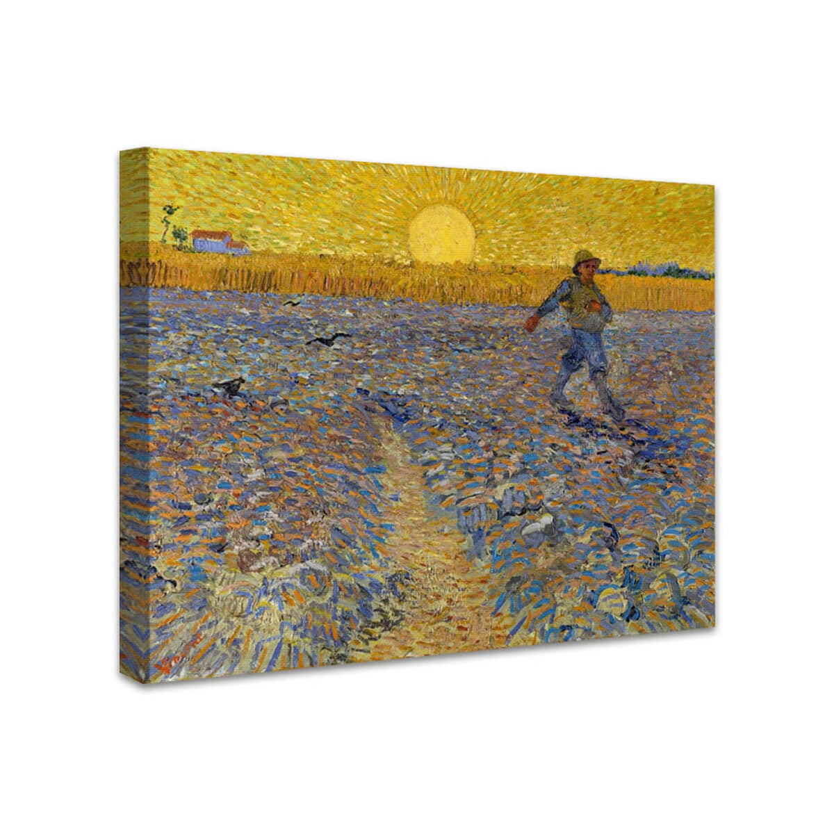 Der Sämann bei untergehender Sonne | Vincent van Gogh