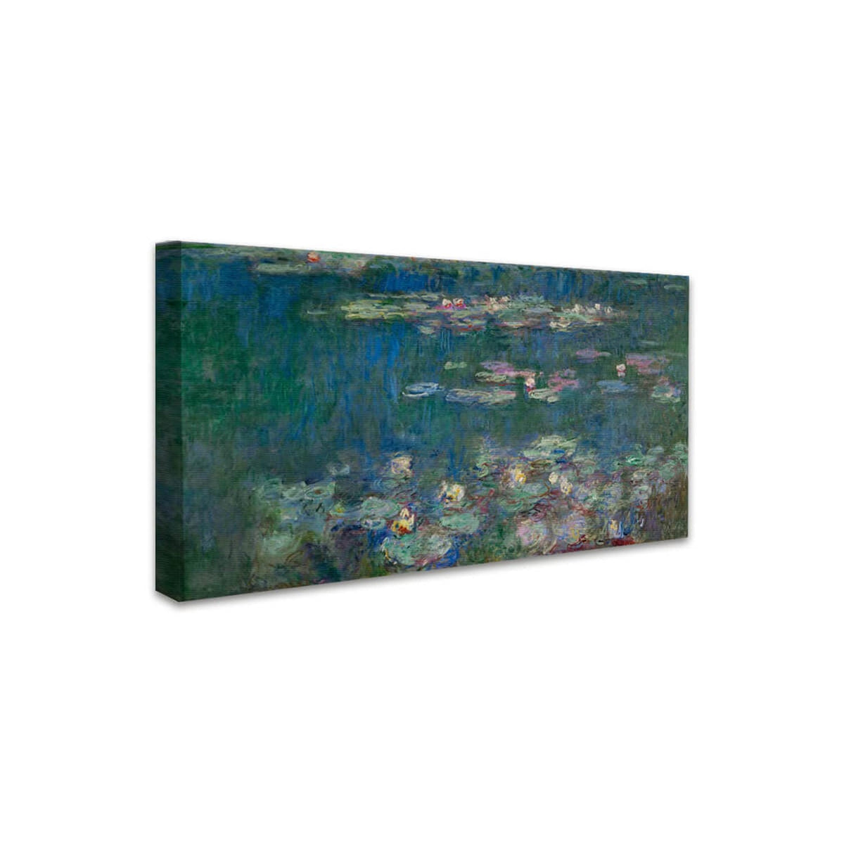 Der Seerosenteich, grüne Reflexionen | Claude Monet