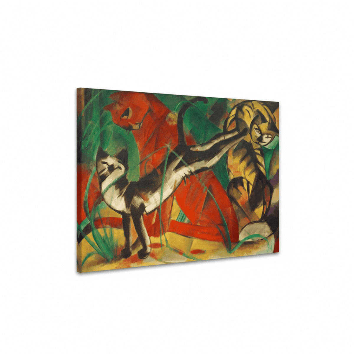 Drei Katzen | Franz Marc