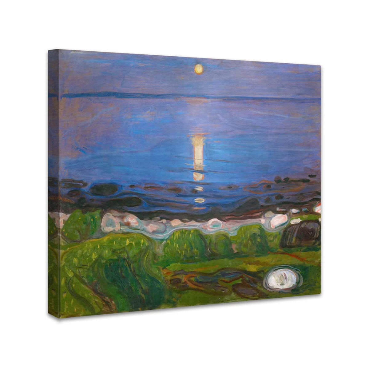 Eine Sommernacht am Strand | Edvard Munch