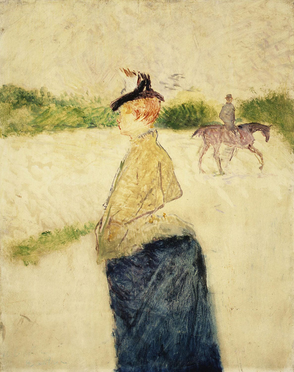 Porträt von Henri de Toulouse-Lautrec: Émilie, die Tänzerin, in sanften Farben und intimer Atmosphäre im Hochformat.