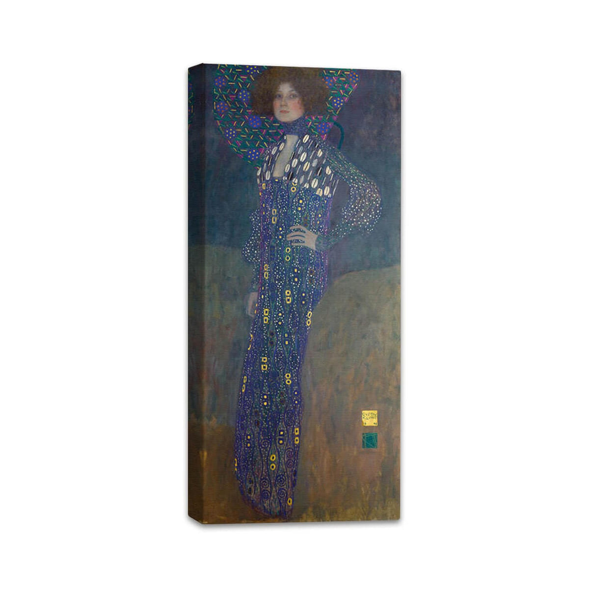 Fräulein Emilie Flöge | Gustav Klimt perspektivisch dargestellt