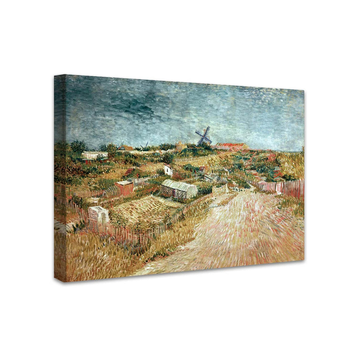Gemüsegärten an der Butte Montmartre | Vincent van Gogh