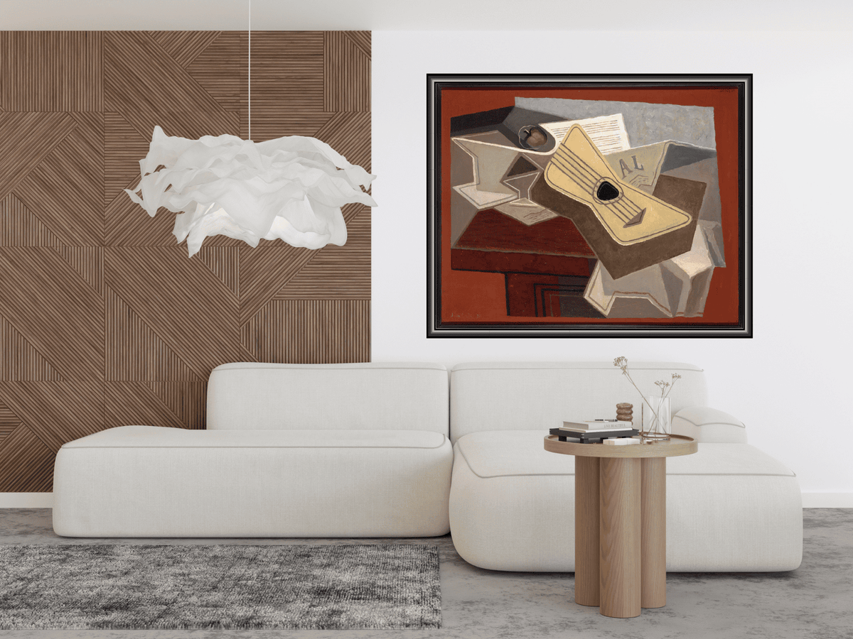Gitarre und Zeitung | Juan Gris