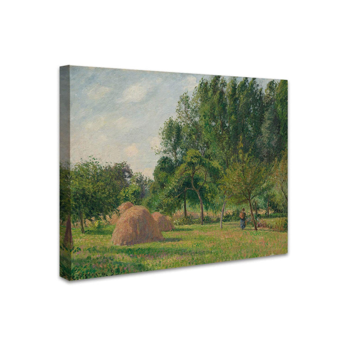 Heuhaufen, Morgen, Éragny | Camille Pissarro