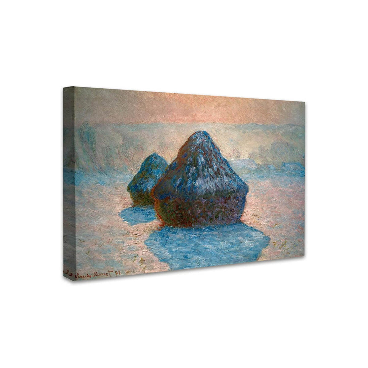 Heuschober, Effekt bei Schnee | Claude Monet