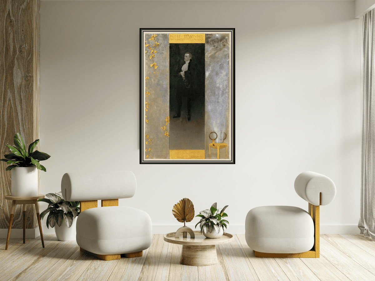 Josef Lewinsky als Carlos in Clavigo | Gustav Klimt