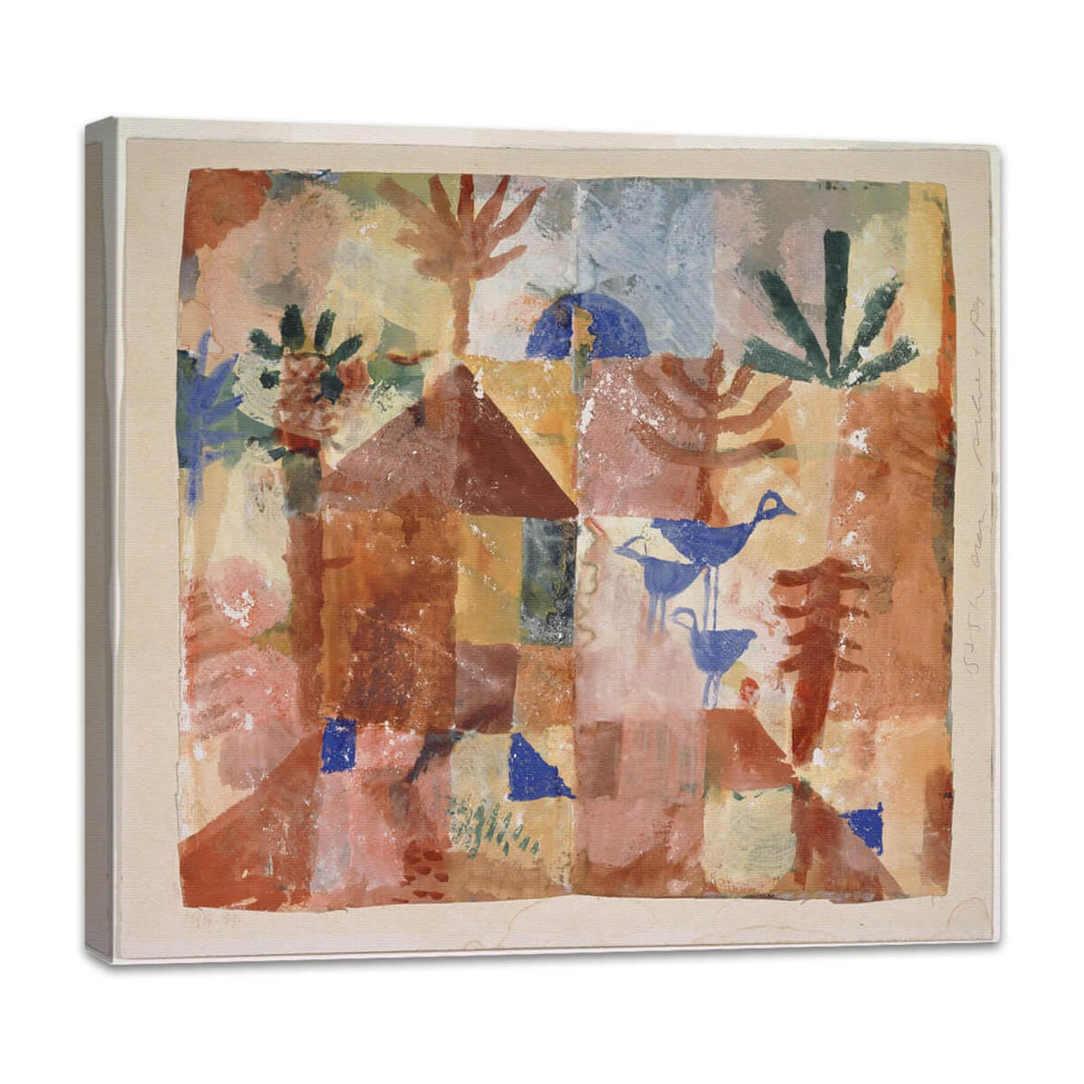 Landschaft mit Blauvögeln | Paul Klee