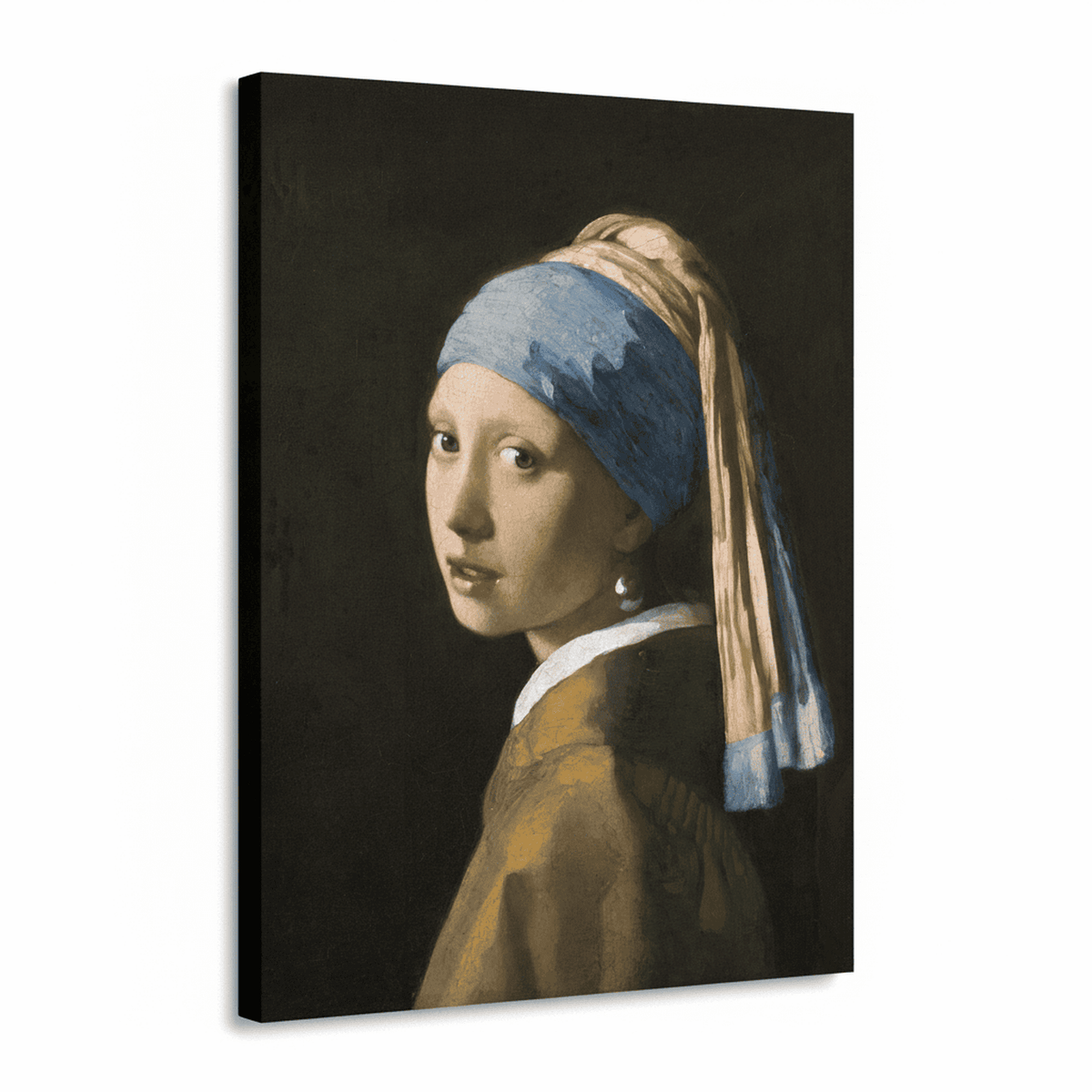 Mädchen mit dem Perlenohrring | Johannes Vermeer als Kunstdruck auf Leinwand mit Keilrahmen