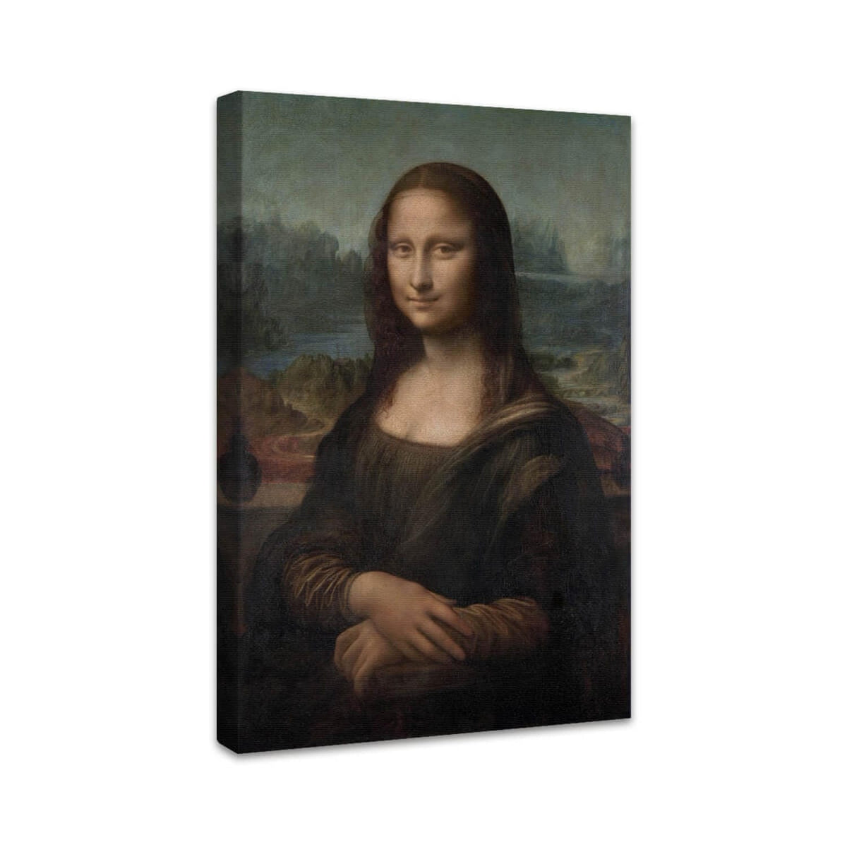 Kunstdruck von Mona Lisa | Leonardo da Vinci auf Leinwand