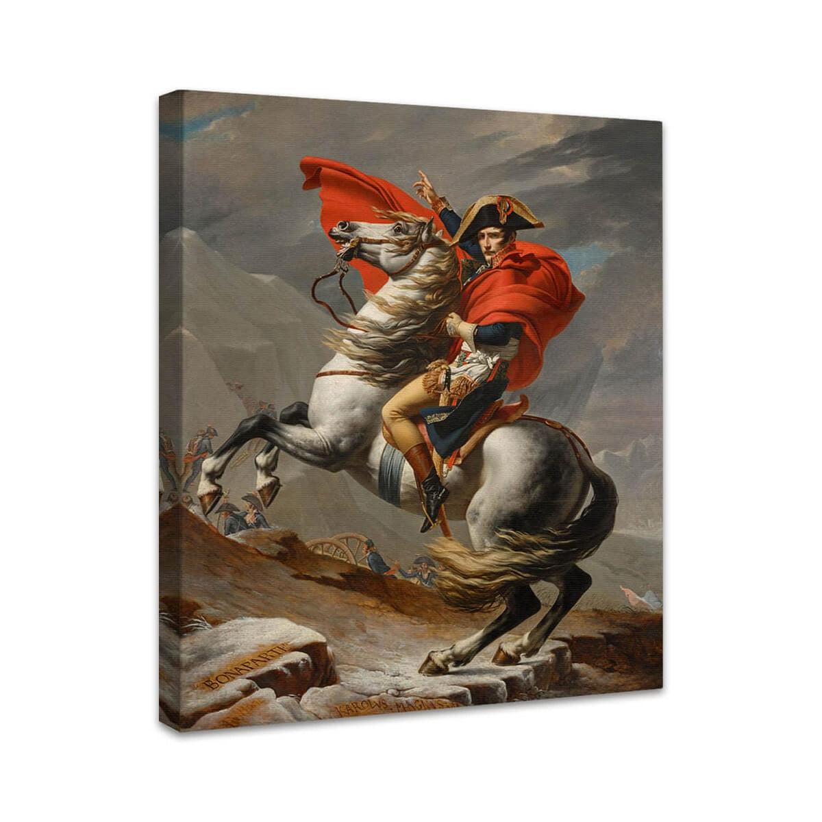 Napoleon am Großen St. Bernhard | Jacques Louis David