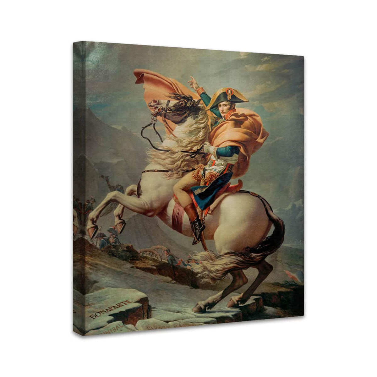 Napoleon überquert die Alpen | Jacques Louis David