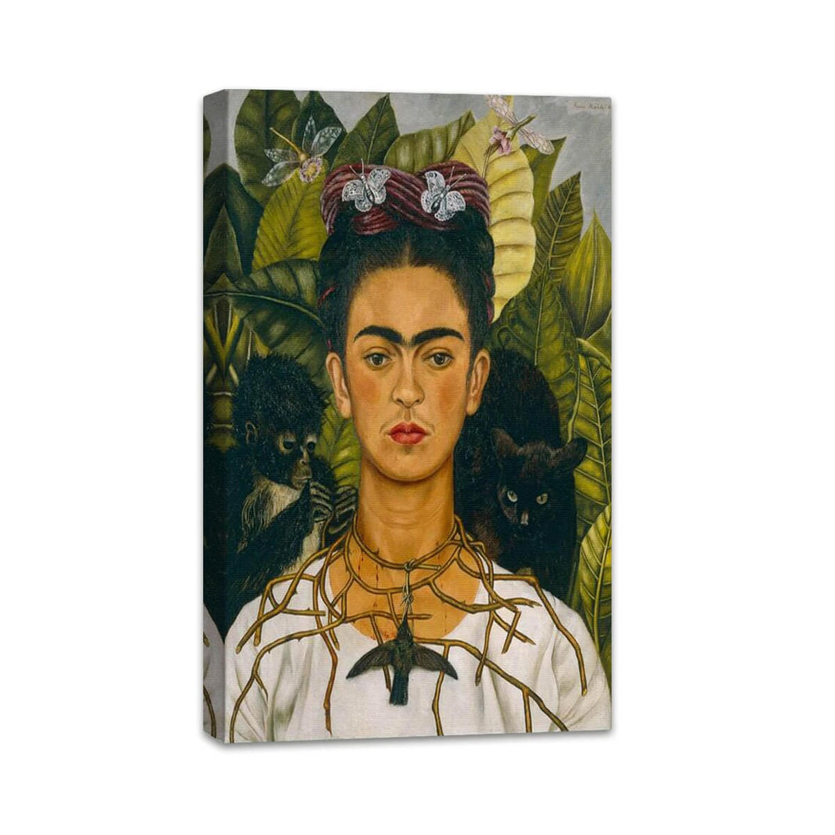 Selbstbildnis mit Dornenhalsband | Frida Kahlo