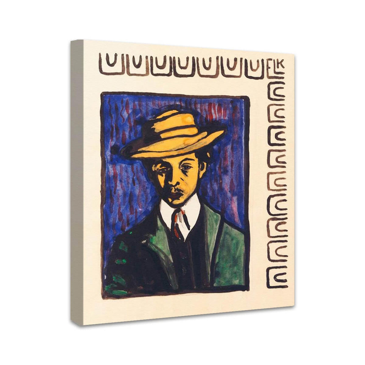 Selbstbildnis mit Hut | Ernst Ludwig Kirchner
