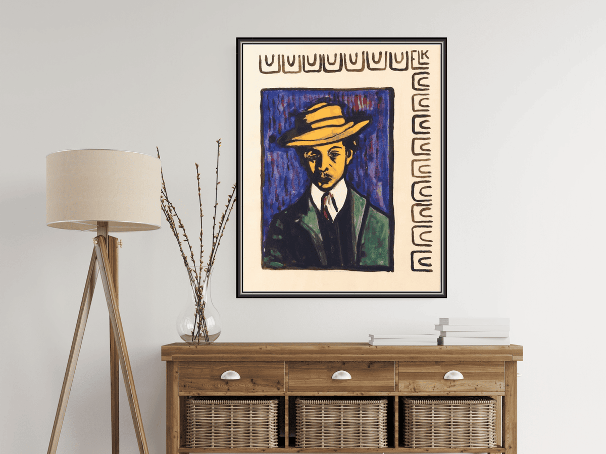 Selbstbildnis mit Hut | Ernst Ludwig Kirchner