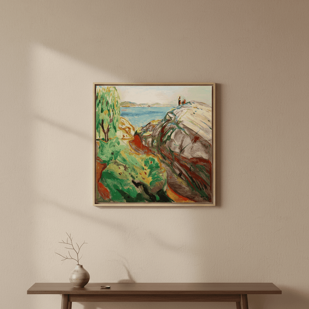 Sommer mit Küste | Edvard Munch