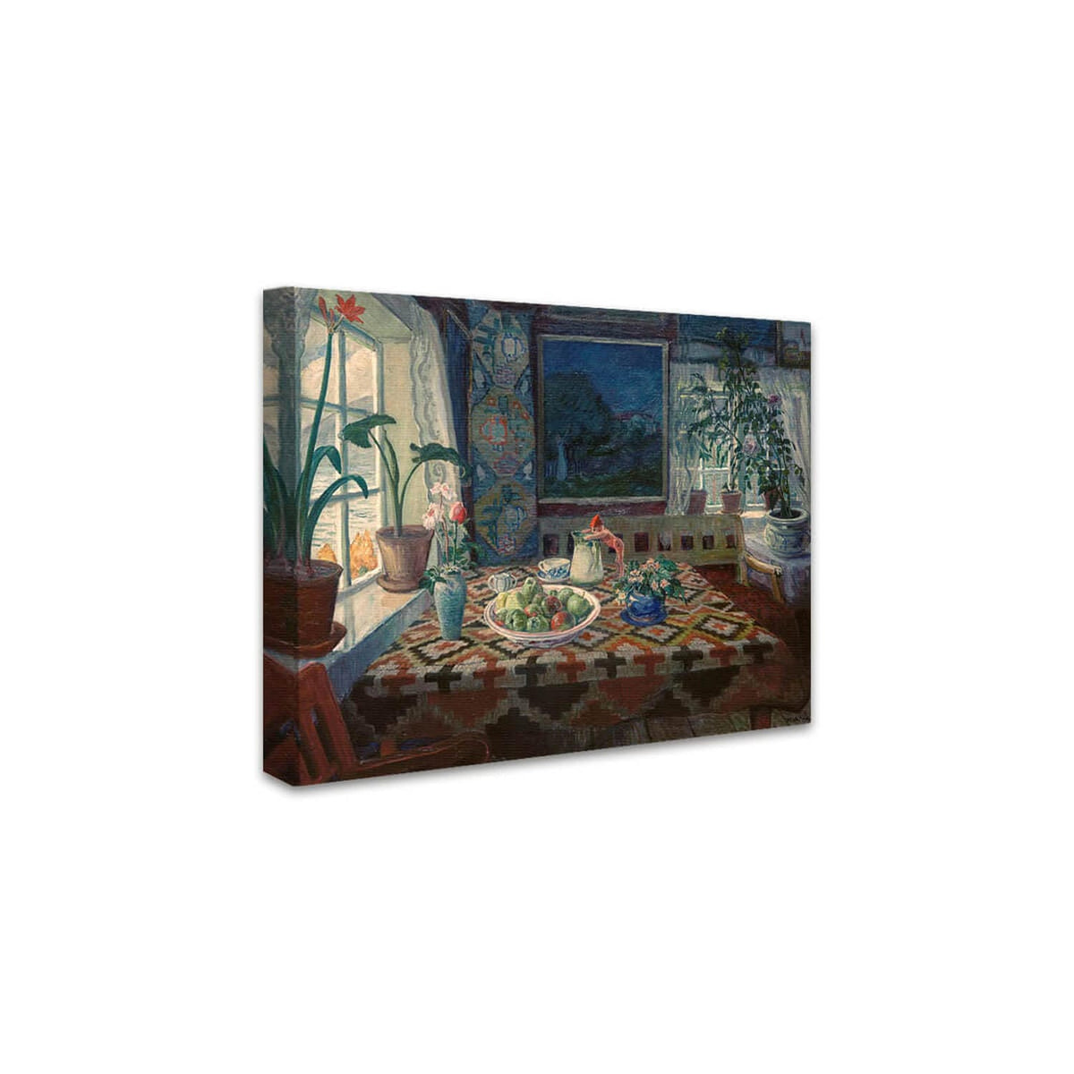 Stillleben-Interieur: Wohnstube in Sandalstrand | Nikolai Astrup