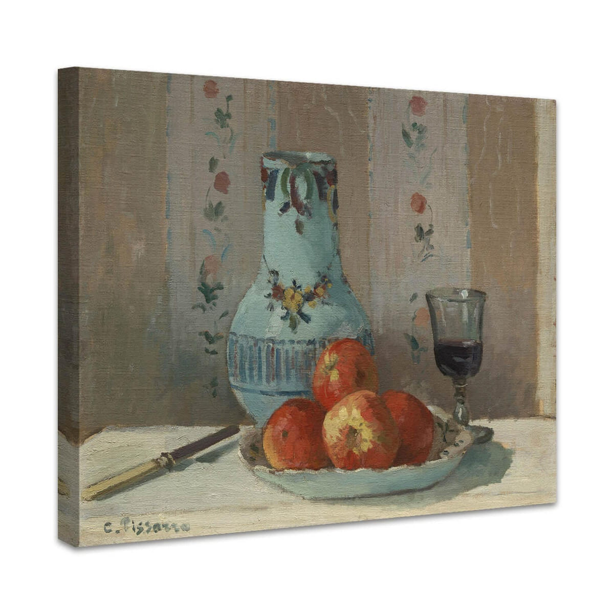 Stillleben mit Äpfeln und Krug | Camille Pissarro
