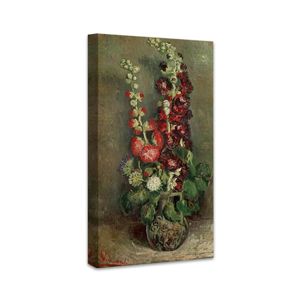 Vase mit Rosenmalven | Vincent van Gogh