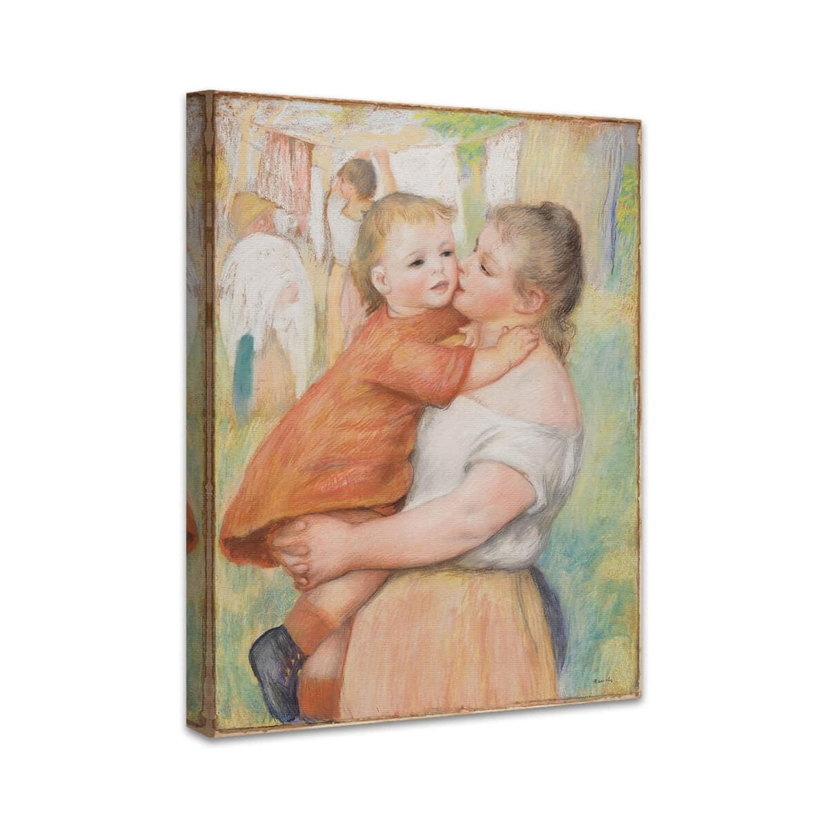 Wäscherin und ihr Kind (Aline und Pierre) | Pierre-Auguste Renoir