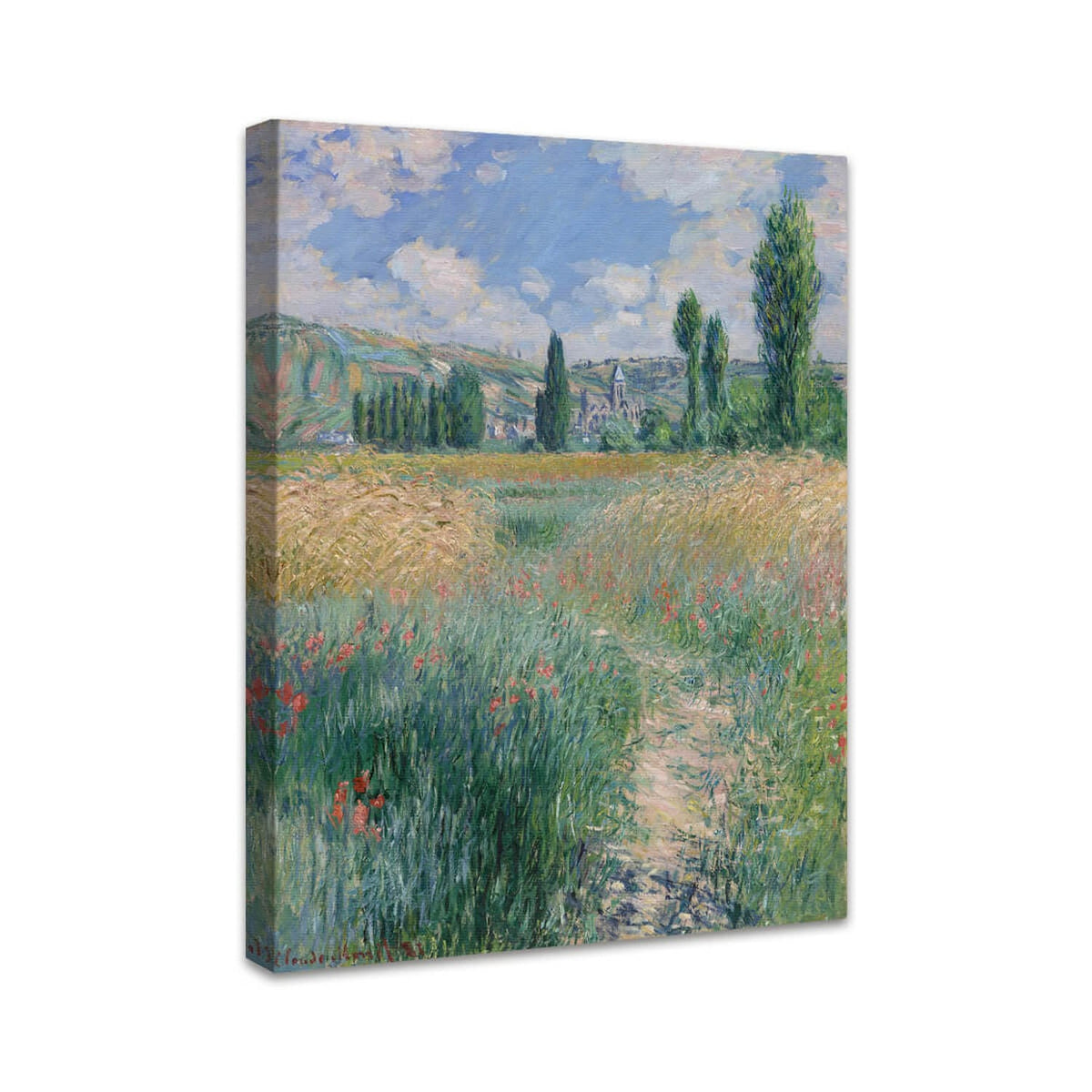 Weg auf der Insel Saint Martin, Vétheuil | Claude Monet
