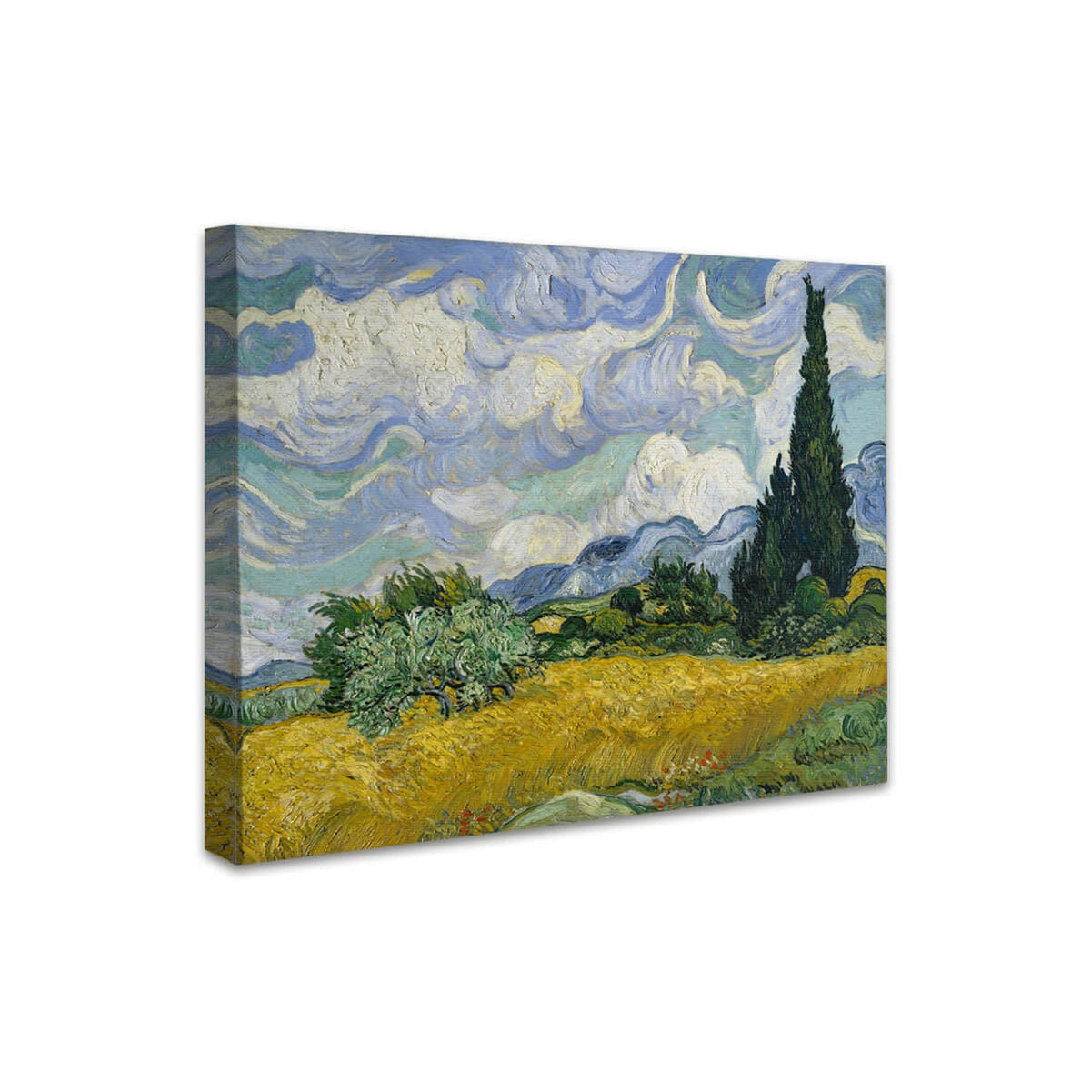 Weizenfeld mit Zypressen | Vincent van Gogh