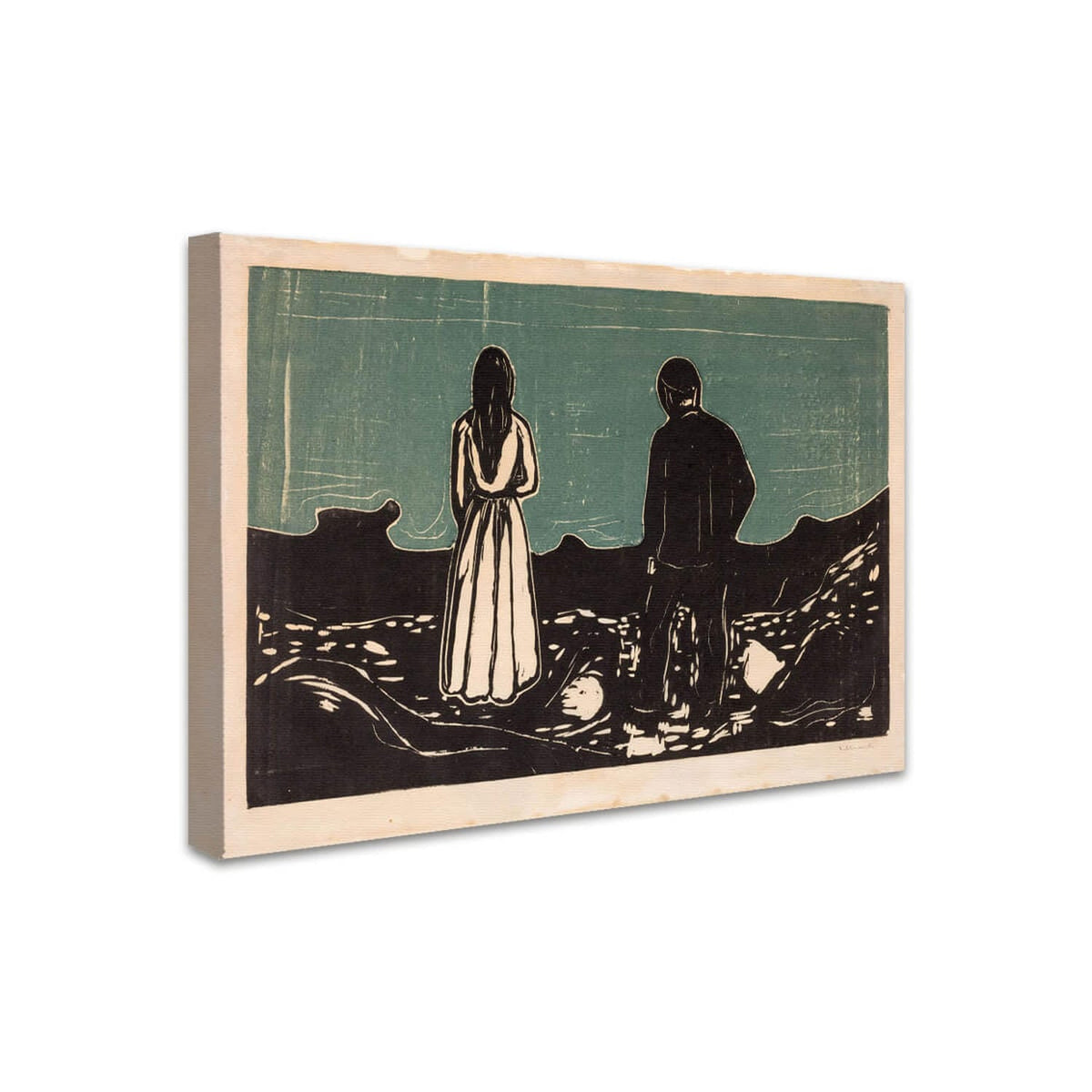 Zwei Menschen. Die Einsamen | Edvard Munch