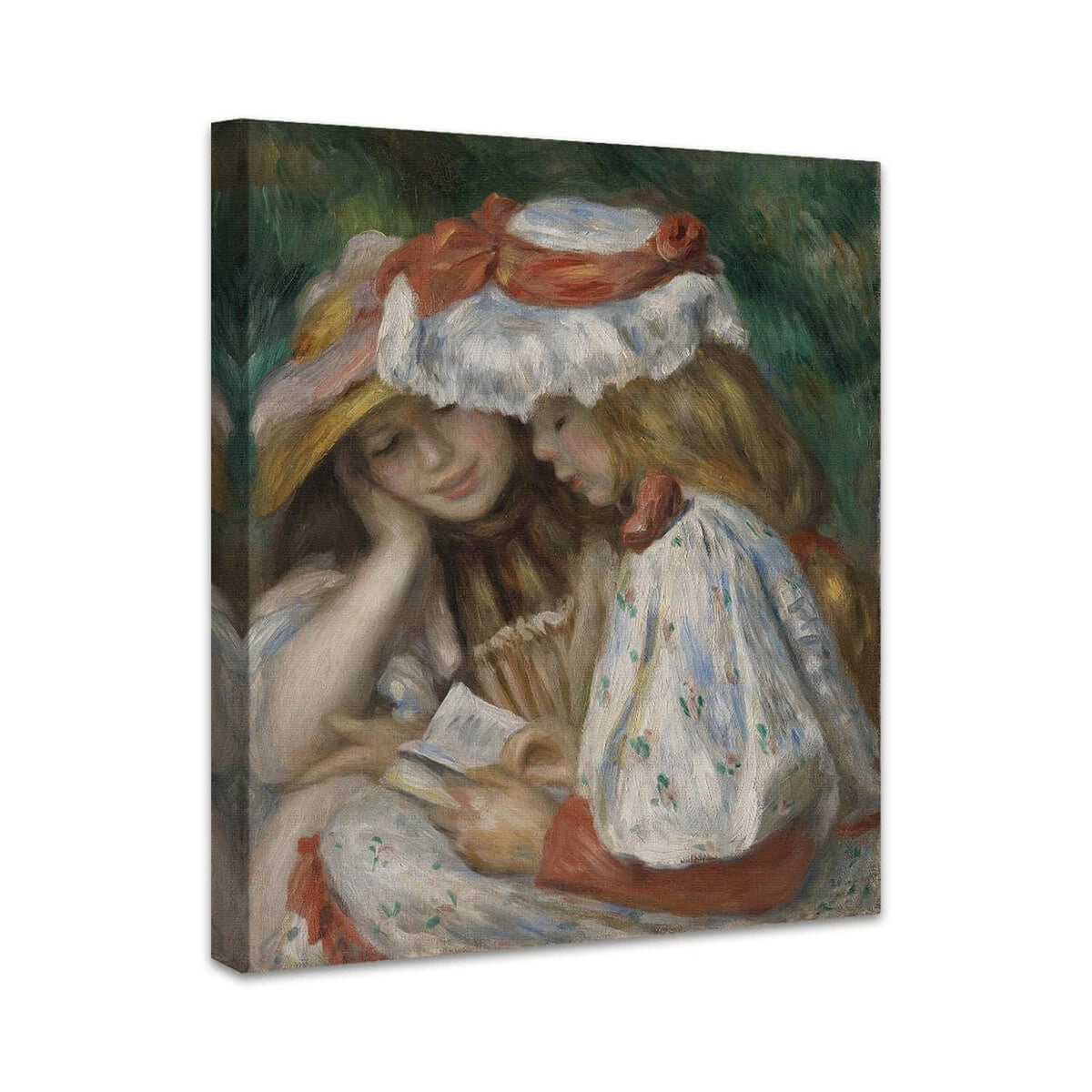 Zwei junge Mädchen beim Lesen | Pierre-Auguste Renoir