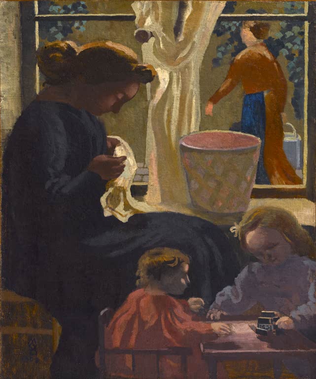 Intimité ou Ravaudeuse à la fenêtre
