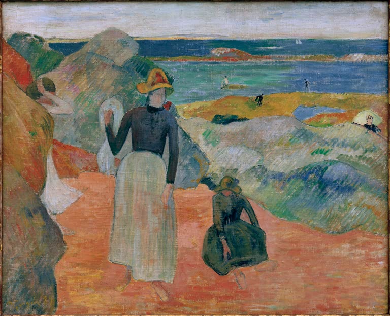 Sur la plage