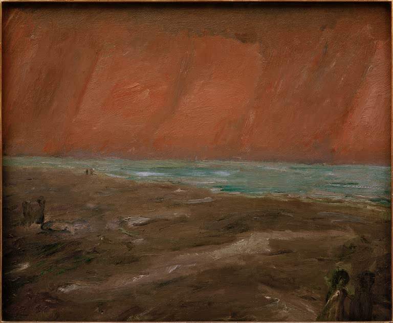 Trüber Abend am Meer