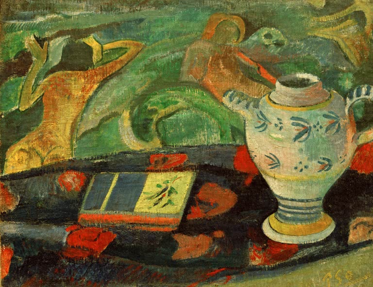 Nature morte avec une cruche de Quimper