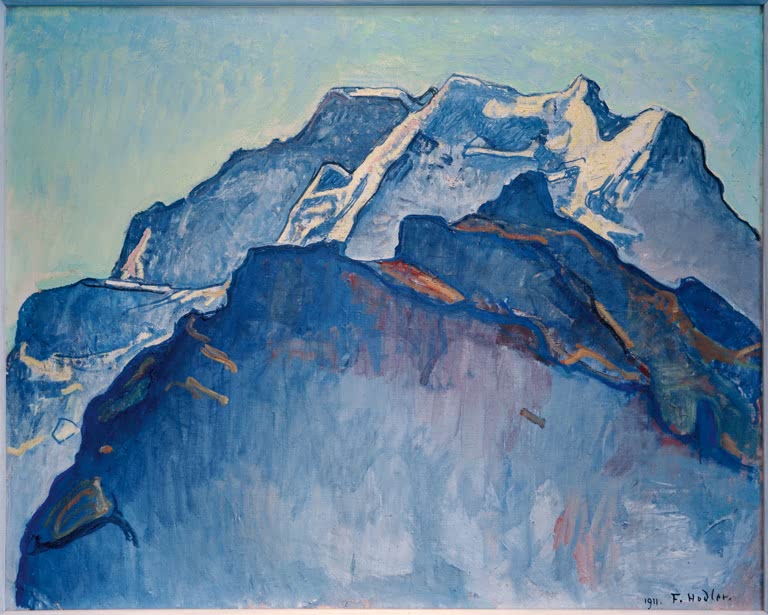 Das Jungfraumassiv von Mürren aus
