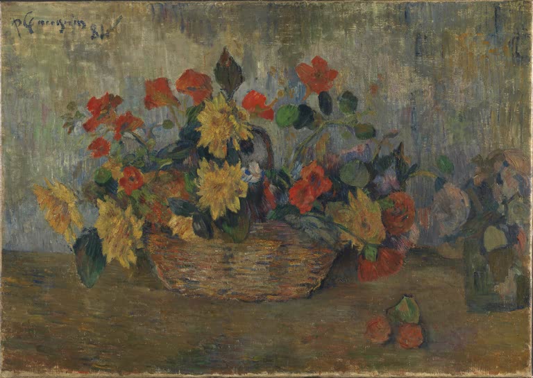 Panier de fleurs